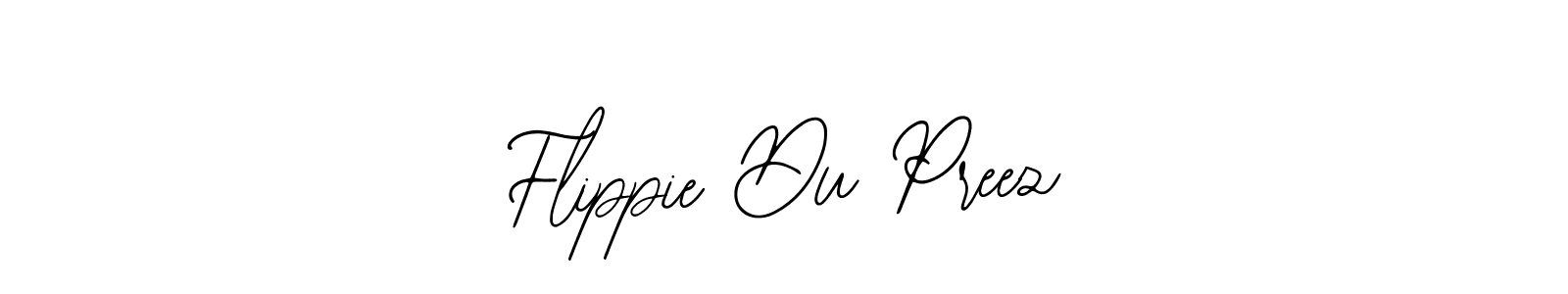 How to make Flippie Du Preez name signature. Use Bearetta-2O07w style for creating short signs online. This is the latest handwritten sign. Flippie Du Preez signature style 12 images and pictures png