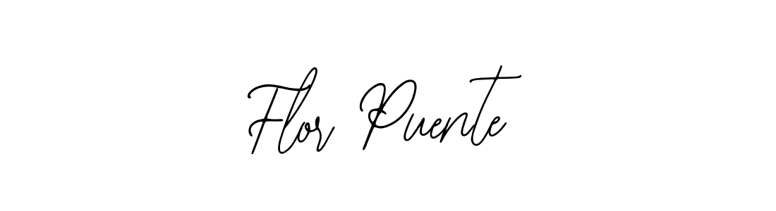 Design your own signature with our free online signature maker. With this signature software, you can create a handwritten (Bearetta-2O07w) signature for name Flor Puente. Flor Puente signature style 12 images and pictures png