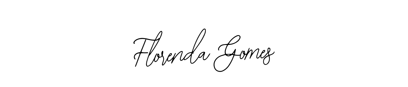 How to make Florenda Gomes name signature. Use Bearetta-2O07w style for creating short signs online. This is the latest handwritten sign. Florenda Gomes signature style 12 images and pictures png
