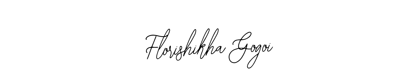 Use a signature maker to create a handwritten signature online. With this signature software, you can design (Bearetta-2O07w) your own signature for name Florishikha Gogoi. Florishikha Gogoi signature style 12 images and pictures png