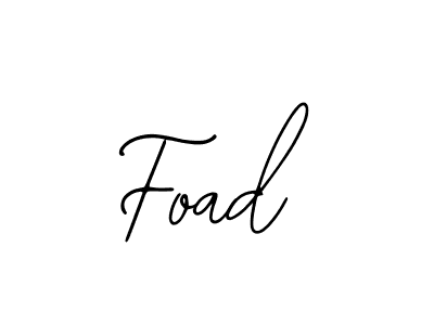 Design your own signature with our free online signature maker. With this signature software, you can create a handwritten (Bearetta-2O07w) signature for name Foad. Foad signature style 12 images and pictures png