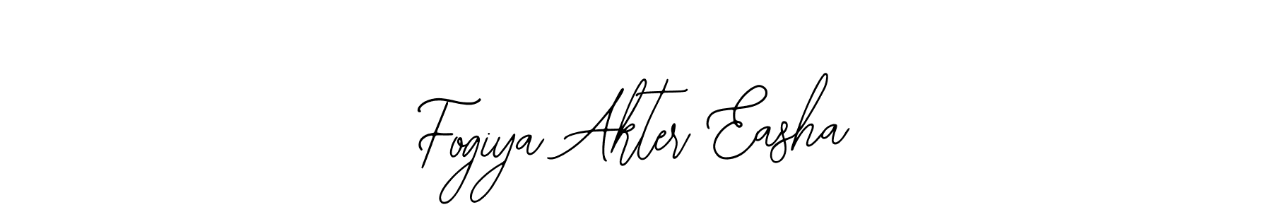 The best way (Bearetta-2O07w) to make a short signature is to pick only two or three words in your name. The name Fogiya Akter Easha include a total of six letters. For converting this name. Fogiya Akter Easha signature style 12 images and pictures png