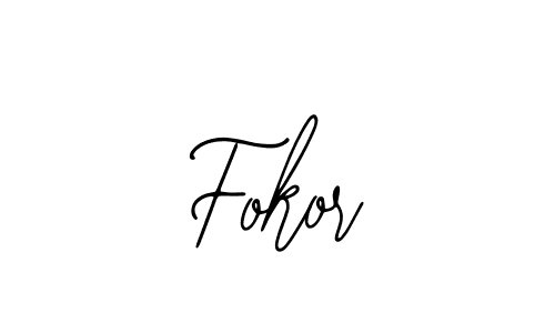 How to make Fokor signature? Bearetta-2O07w is a professional autograph style. Create handwritten signature for Fokor name. Fokor signature style 12 images and pictures png