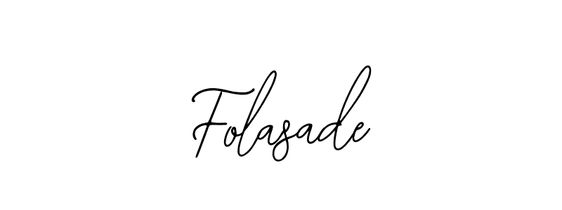 How to make Folasade signature? Bearetta-2O07w is a professional autograph style. Create handwritten signature for Folasade name. Folasade signature style 12 images and pictures png