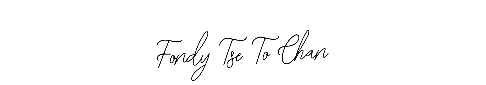 How to make Fondy Tse To Chan signature? Bearetta-2O07w is a professional autograph style. Create handwritten signature for Fondy Tse To Chan name. Fondy Tse To Chan signature style 12 images and pictures png