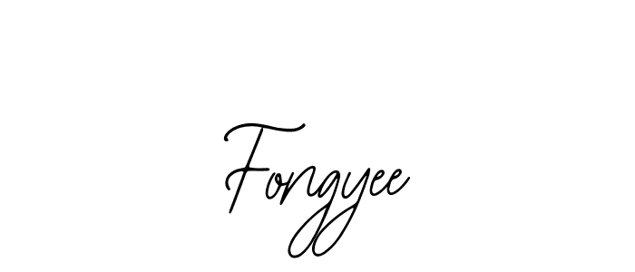 You should practise on your own different ways (Bearetta-2O07w) to write your name (Fongyee) in signature. don't let someone else do it for you. Fongyee signature style 12 images and pictures png