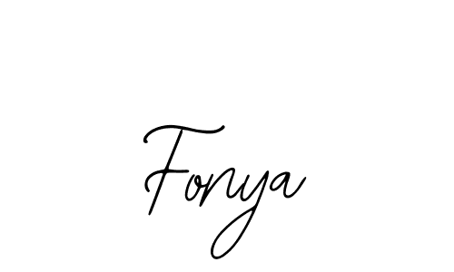 Design your own signature with our free online signature maker. With this signature software, you can create a handwritten (Bearetta-2O07w) signature for name Fonya. Fonya signature style 12 images and pictures png