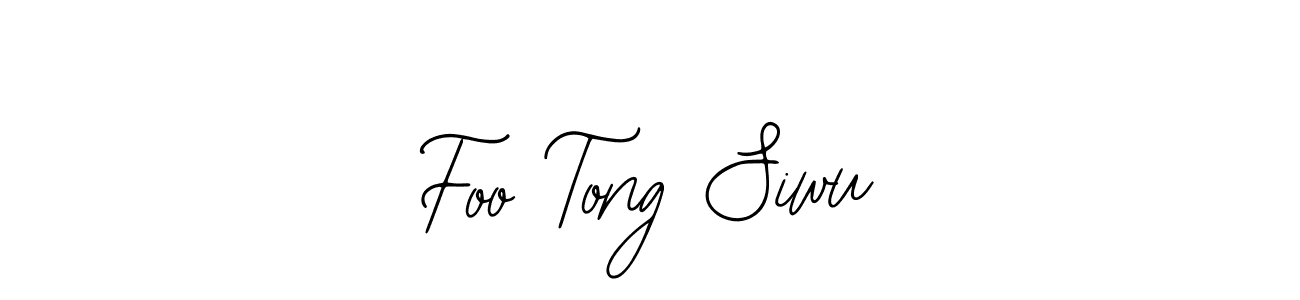 The best way (Bearetta-2O07w) to make a short signature is to pick only two or three words in your name. The name Foo Tong Siwu include a total of six letters. For converting this name. Foo Tong Siwu signature style 12 images and pictures png