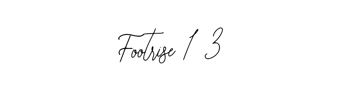 Design your own signature with our free online signature maker. With this signature software, you can create a handwritten (Bearetta-2O07w) signature for name Footrise 183. Footrise 183 signature style 12 images and pictures png