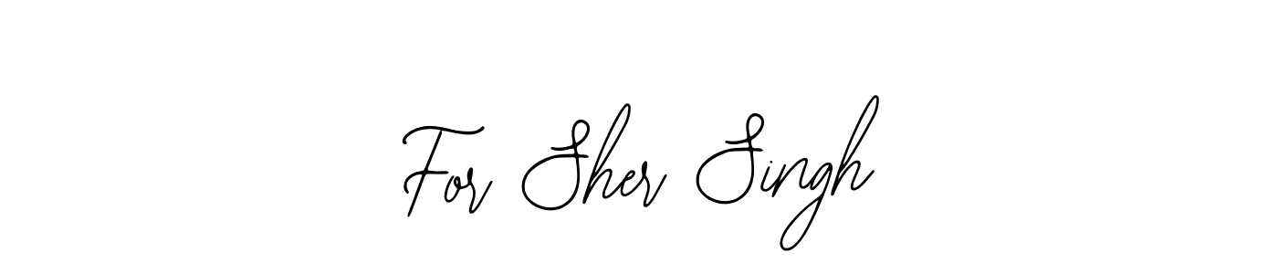 if you are searching for the best signature style for your name For Sher Singh. so please give up your signature search. here we have designed multiple signature styles  using Bearetta-2O07w. For Sher Singh signature style 12 images and pictures png