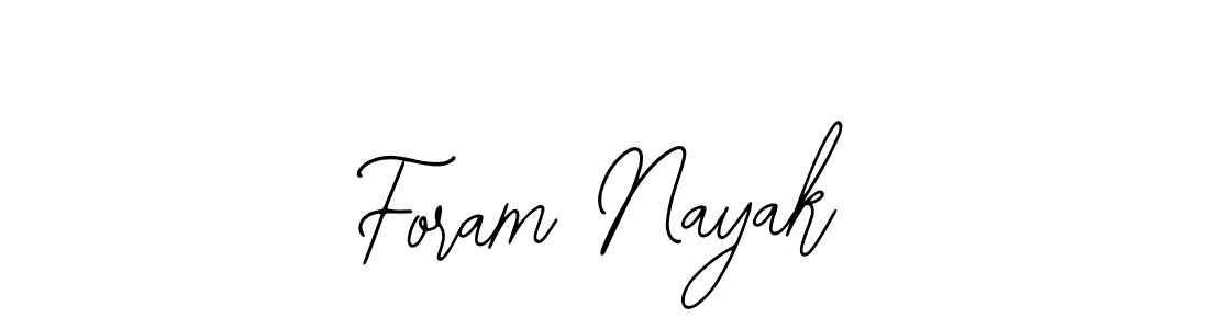 How to Draw Foram Nayak signature style? Bearetta-2O07w is a latest design signature styles for name Foram Nayak. Foram Nayak signature style 12 images and pictures png