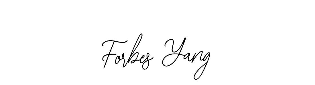 Bearetta-2O07w is a professional signature style that is perfect for those who want to add a touch of class to their signature. It is also a great choice for those who want to make their signature more unique. Get Forbes Yang name to fancy signature for free. Forbes Yang signature style 12 images and pictures png