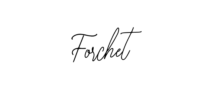 Use a signature maker to create a handwritten signature online. With this signature software, you can design (Bearetta-2O07w) your own signature for name Forchet. Forchet signature style 12 images and pictures png