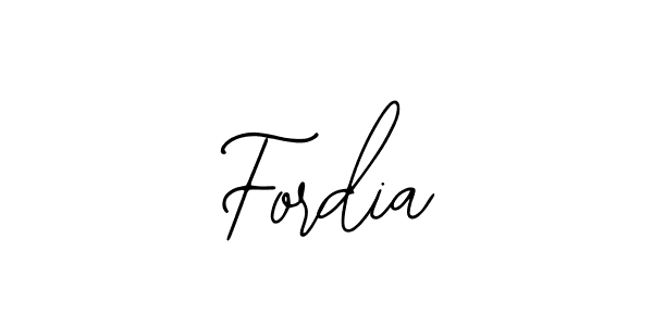 How to make Fordia name signature. Use Bearetta-2O07w style for creating short signs online. This is the latest handwritten sign. Fordia signature style 12 images and pictures png