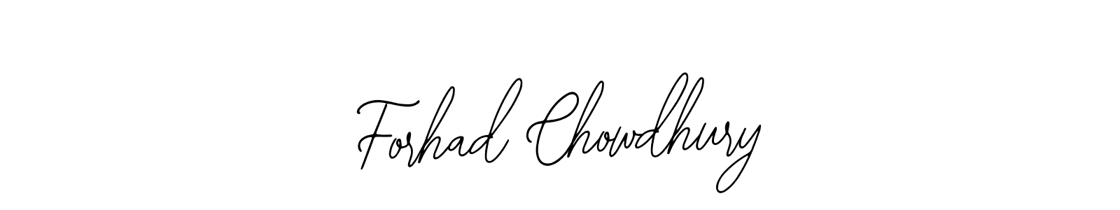 Make a beautiful signature design for name Forhad Chowdhury. Use this online signature maker to create a handwritten signature for free. Forhad Chowdhury signature style 12 images and pictures png