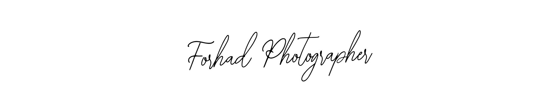 How to make Forhad Photographer name signature. Use Bearetta-2O07w style for creating short signs online. This is the latest handwritten sign. Forhad Photographer signature style 12 images and pictures png