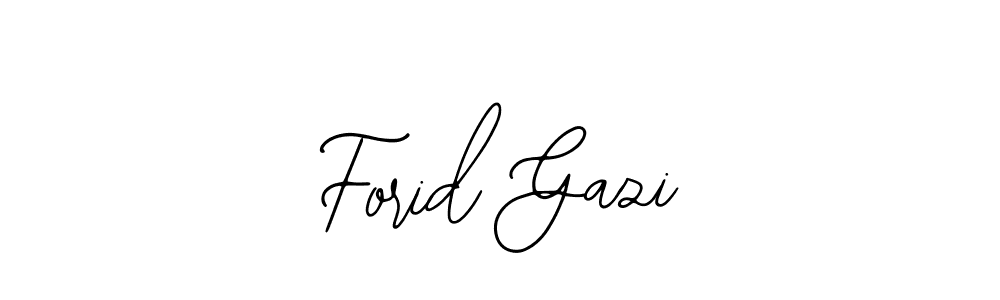 Also we have Forid Gazi name is the best signature style. Create professional handwritten signature collection using Bearetta-2O07w autograph style. Forid Gazi signature style 12 images and pictures png