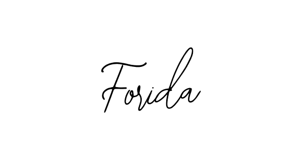 You should practise on your own different ways (Bearetta-2O07w) to write your name (Forida) in signature. don't let someone else do it for you. Forida signature style 12 images and pictures png