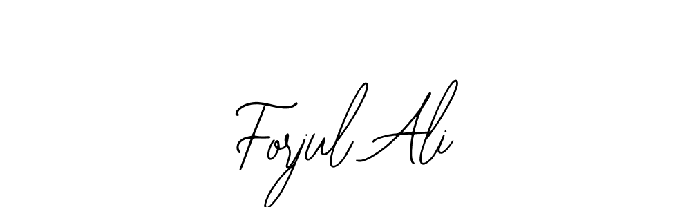 It looks lik you need a new signature style for name Forjul Ali. Design unique handwritten (Bearetta-2O07w) signature with our free signature maker in just a few clicks. Forjul Ali signature style 12 images and pictures png