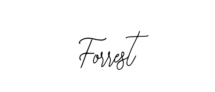 How to make Forrest name signature. Use Bearetta-2O07w style for creating short signs online. This is the latest handwritten sign. Forrest signature style 12 images and pictures png