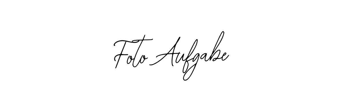 You should practise on your own different ways (Bearetta-2O07w) to write your name (Foto Aufgabe) in signature. don't let someone else do it for you. Foto Aufgabe signature style 12 images and pictures png