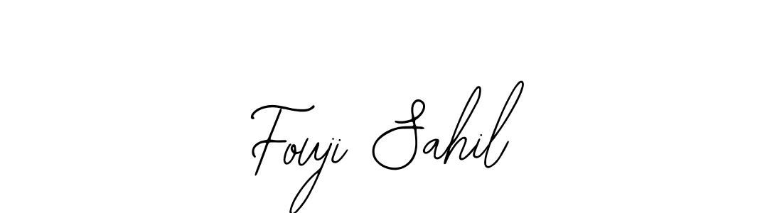 Also You can easily find your signature by using the search form. We will create Fouji Sahil name handwritten signature images for you free of cost using Bearetta-2O07w sign style. Fouji Sahil signature style 12 images and pictures png