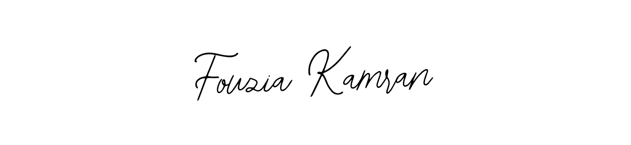 Make a beautiful signature design for name Fouzia Kamran. Use this online signature maker to create a handwritten signature for free. Fouzia Kamran signature style 12 images and pictures png