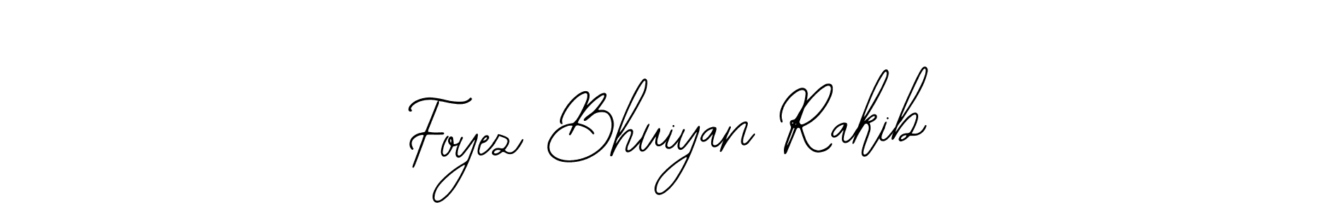 Create a beautiful signature design for name Foyez Bhuiyan Rakib. With this signature (Bearetta-2O07w) fonts, you can make a handwritten signature for free. Foyez Bhuiyan Rakib signature style 12 images and pictures png