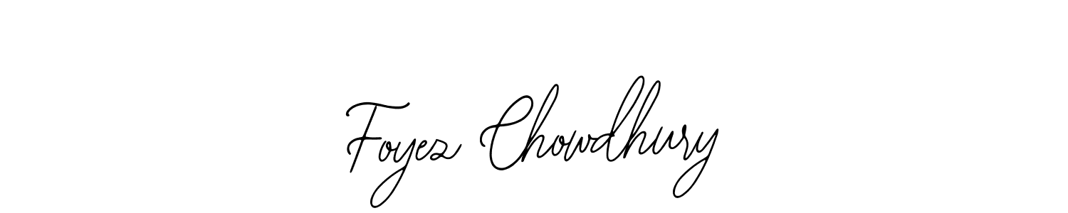 Use a signature maker to create a handwritten signature online. With this signature software, you can design (Bearetta-2O07w) your own signature for name Foyez Chowdhury. Foyez Chowdhury signature style 12 images and pictures png