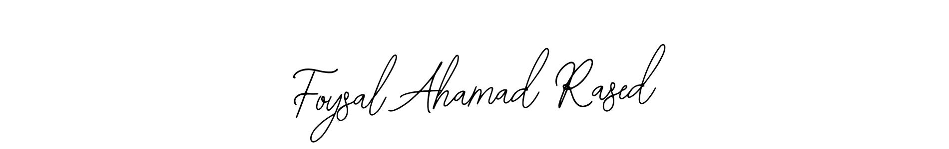 Bearetta-2O07w is a professional signature style that is perfect for those who want to add a touch of class to their signature. It is also a great choice for those who want to make their signature more unique. Get Foysal Ahamad Rased name to fancy signature for free. Foysal Ahamad Rased signature style 12 images and pictures png