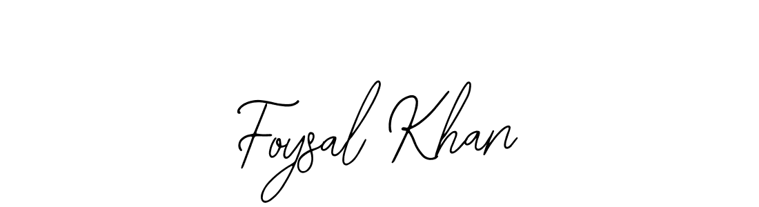 Foysal Khan stylish signature style. Best Handwritten Sign (Bearetta-2O07w) for my name. Handwritten Signature Collection Ideas for my name Foysal Khan. Foysal Khan signature style 12 images and pictures png