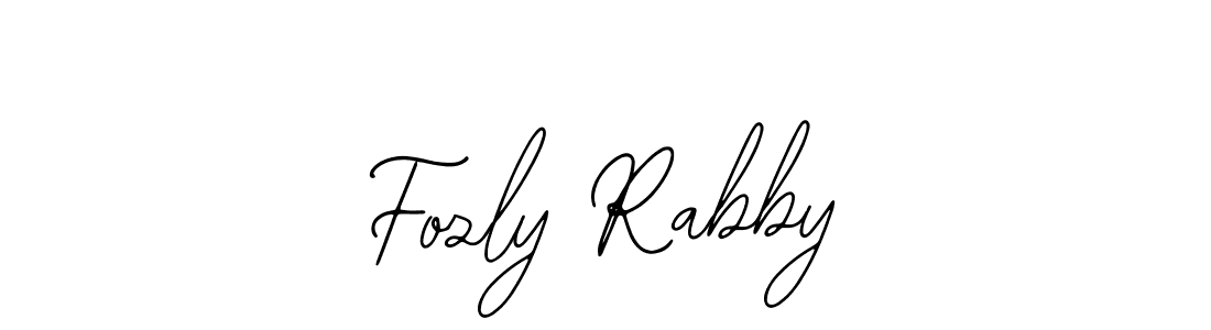 Make a beautiful signature design for name Fozly Rabby. Use this online signature maker to create a handwritten signature for free. Fozly Rabby signature style 12 images and pictures png