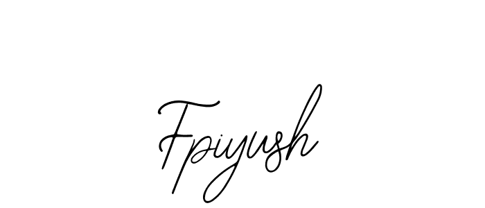 How to make Fpiyush signature? Bearetta-2O07w is a professional autograph style. Create handwritten signature for Fpiyush name. Fpiyush signature style 12 images and pictures png