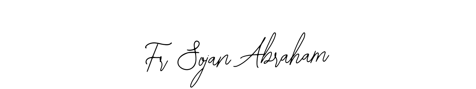 Use a signature maker to create a handwritten signature online. With this signature software, you can design (Bearetta-2O07w) your own signature for name Fr Sojan Abraham. Fr Sojan Abraham signature style 12 images and pictures png