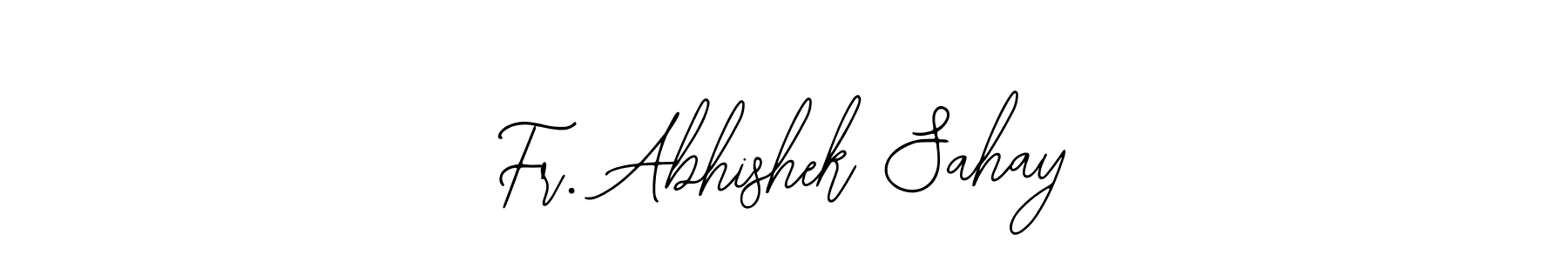 The best way (Bearetta-2O07w) to make a short signature is to pick only two or three words in your name. The name Fr. Abhishek Sahay include a total of six letters. For converting this name. Fr. Abhishek Sahay signature style 12 images and pictures png