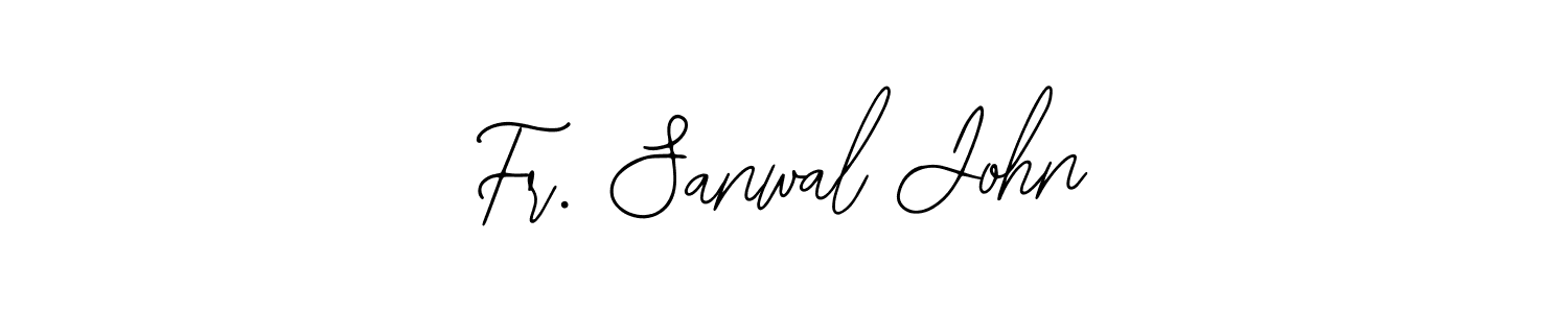 Fr. Sanwal John stylish signature style. Best Handwritten Sign (Bearetta-2O07w) for my name. Handwritten Signature Collection Ideas for my name Fr. Sanwal John. Fr. Sanwal John signature style 12 images and pictures png