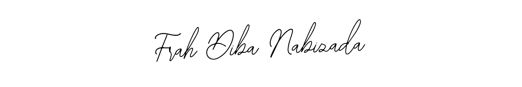 See photos of Frah Diba Nabizada official signature by Spectra . Check more albums & portfolios. Read reviews & check more about Bearetta-2O07w font. Frah Diba Nabizada signature style 12 images and pictures png