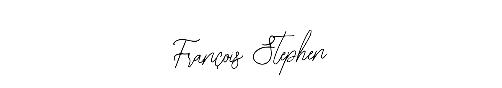 François Stephen stylish signature style. Best Handwritten Sign (Bearetta-2O07w) for my name. Handwritten Signature Collection Ideas for my name François Stephen. François Stephen signature style 12 images and pictures png