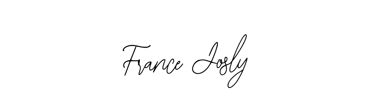 How to make France Josly signature? Bearetta-2O07w is a professional autograph style. Create handwritten signature for France Josly name. France Josly signature style 12 images and pictures png
