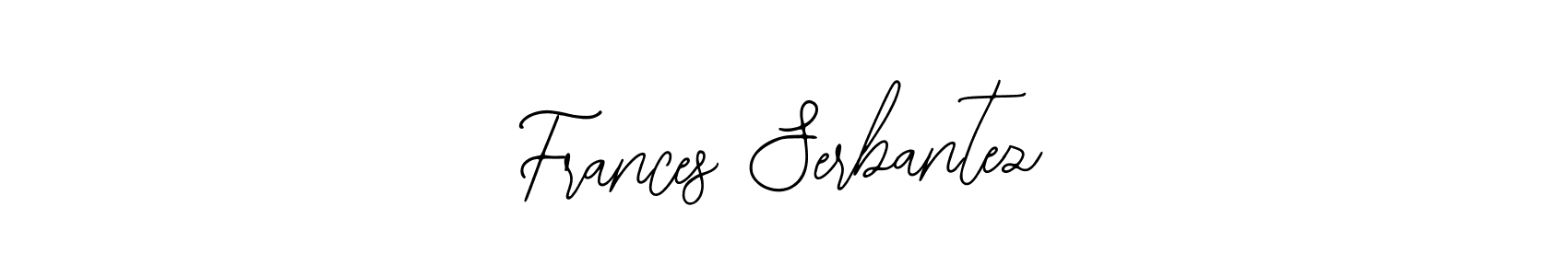 The best way (Bearetta-2O07w) to make a short signature is to pick only two or three words in your name. The name Frances Serbantez include a total of six letters. For converting this name. Frances Serbantez signature style 12 images and pictures png