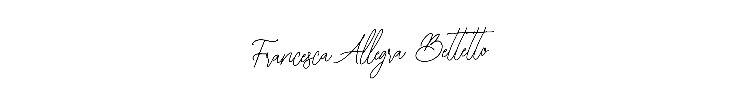 Design your own signature with our free online signature maker. With this signature software, you can create a handwritten (Bearetta-2O07w) signature for name Francesca Allegra Bettetto. Francesca Allegra Bettetto signature style 12 images and pictures png