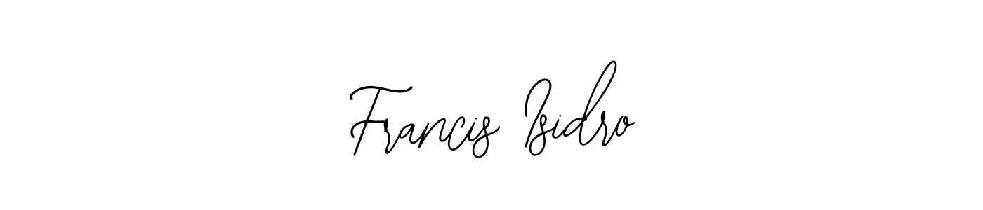 Make a beautiful signature design for name Francis Isidro. With this signature (Bearetta-2O07w) style, you can create a handwritten signature for free. Francis Isidro signature style 12 images and pictures png