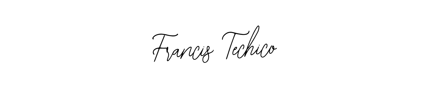 Use a signature maker to create a handwritten signature online. With this signature software, you can design (Bearetta-2O07w) your own signature for name Francis Techico. Francis Techico signature style 12 images and pictures png