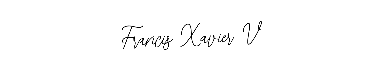 Create a beautiful signature design for name Francis Xavier V. With this signature (Bearetta-2O07w) fonts, you can make a handwritten signature for free. Francis Xavier V signature style 12 images and pictures png