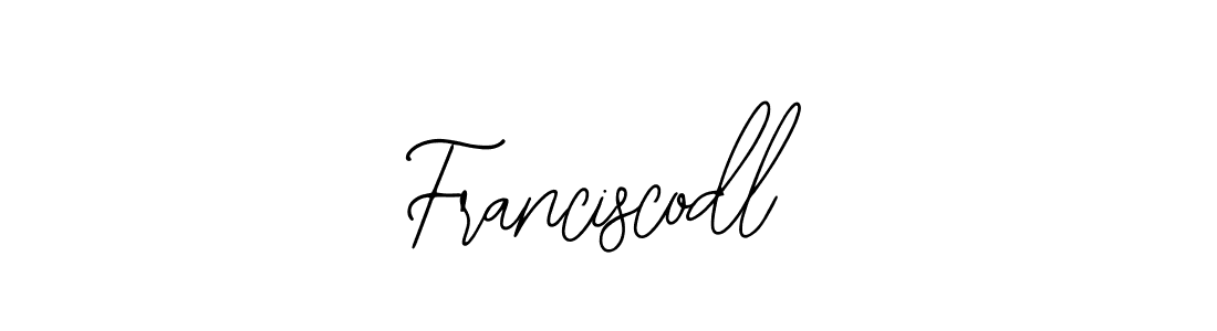 How to make Franciscodl name signature. Use Bearetta-2O07w style for creating short signs online. This is the latest handwritten sign. Franciscodl signature style 12 images and pictures png