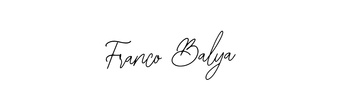 Also we have Franco Balya name is the best signature style. Create professional handwritten signature collection using Bearetta-2O07w autograph style. Franco Balya signature style 12 images and pictures png