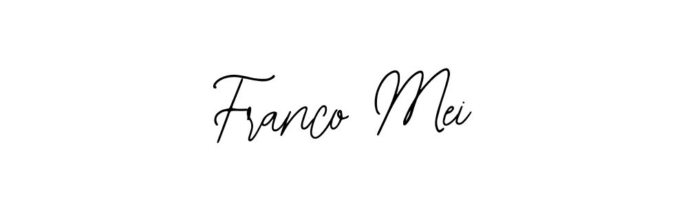 Make a short Franco Mei signature style. Manage your documents anywhere anytime using Bearetta-2O07w. Create and add eSignatures, submit forms, share and send files easily. Franco Mei signature style 12 images and pictures png
