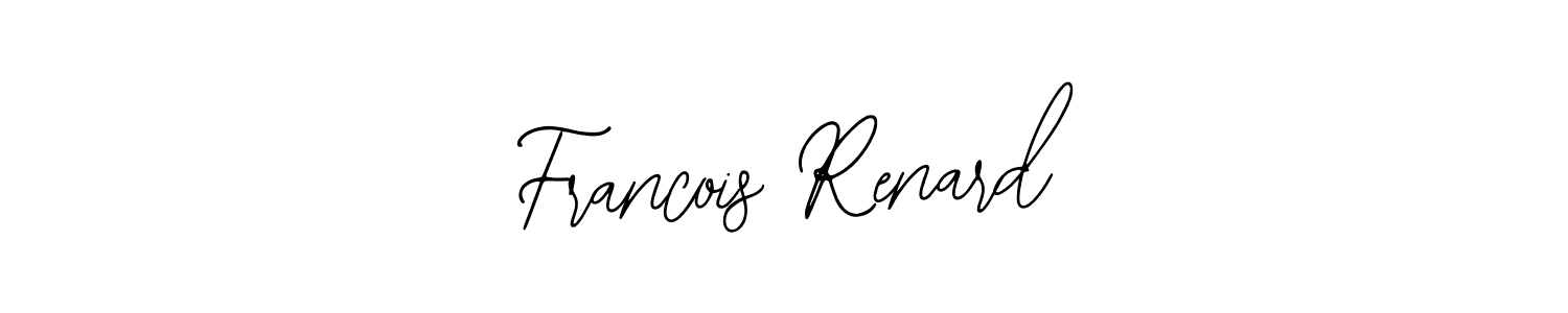 You should practise on your own different ways (Bearetta-2O07w) to write your name (Francois Renard) in signature. don't let someone else do it for you. Francois Renard signature style 12 images and pictures png
