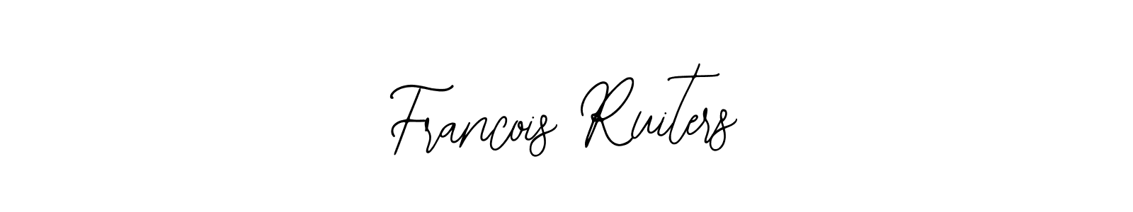 You should practise on your own different ways (Bearetta-2O07w) to write your name (Francois Ruiters) in signature. don't let someone else do it for you. Francois Ruiters signature style 12 images and pictures png