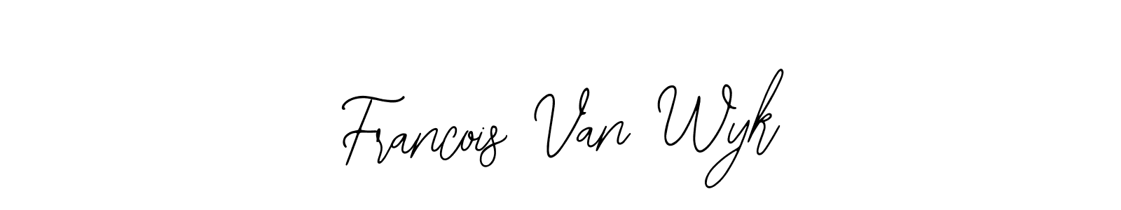 Similarly Bearetta-2O07w is the best handwritten signature design. Signature creator online .You can use it as an online autograph creator for name Francois Van Wyk. Francois Van Wyk signature style 12 images and pictures png